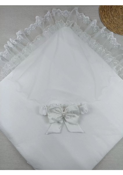 Litaetrend Yenidoğan Ipek Pamuklu Inci Lüks Kundak Bebek Battaniyesi Ekru fırsatları