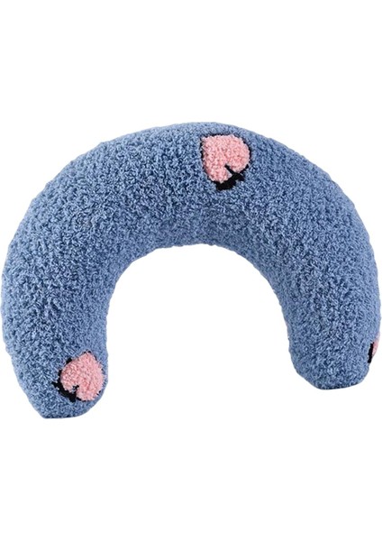 Evcil Hayvan Boyun Yastığı, Rahat Doldurulmuş Yastık, Interaktif Oyuncak, Çiğneme Oyuncağı, Snuggly Blue (Yurt Dışından)