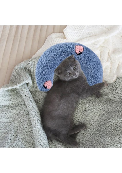 Evcil Hayvan Boyun Yastığı, Rahat Doldurulmuş Yastık, Interaktif Oyuncak, Çiğneme Oyuncağı, Snuggly Blue (Yurt Dışından) indirimleri