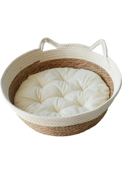 Dokuma Sepeti Alabilir Taşınabilir Yuvarlak Kış Evi Orta (Yurt Dışından)