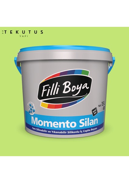 Momento Silan Silikonlu Iç Cephe Boyası 15 L Çayır / F-319