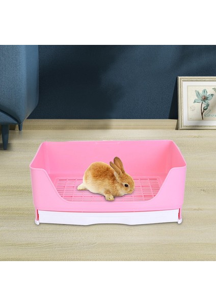 Için Tavşan Üç Taraflı Temizleme Anti Sıçrama Evcil Tuvaleti (Yurt Dışından) indirimleri