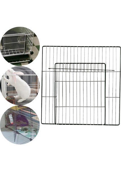 Taşınabilir Pet Playpen Kapı Kafesi Panel Metal Tel Köpek Yavru Kapalı Tavşan Yard Yoğun Siyah Izgara (Yurt Dışından) indirimleri