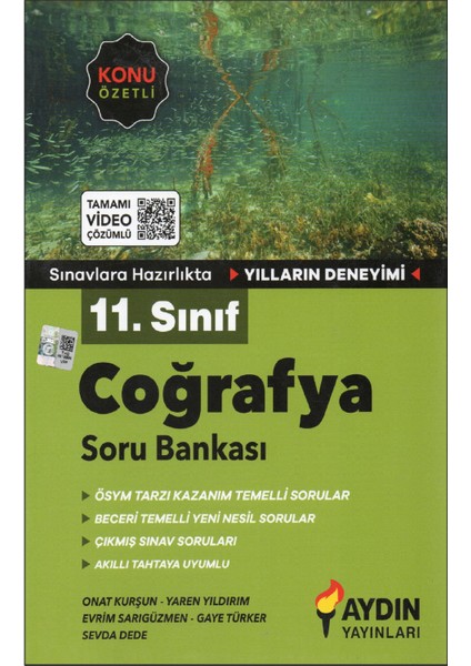 Aydın 11. Sınıf Coğrafya Soru Bankası