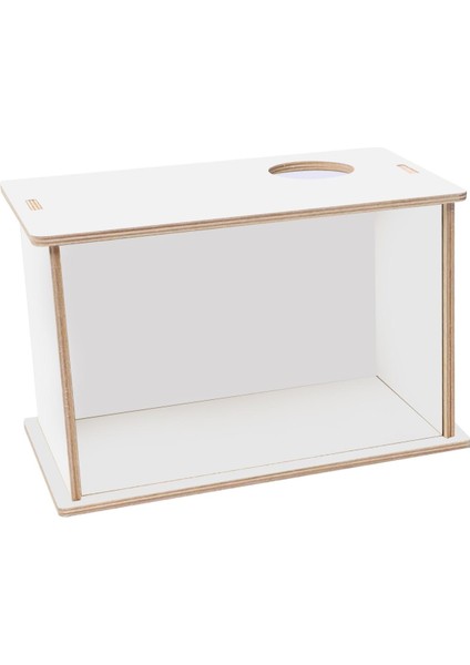 Hamster Banyo Kutusu Hamster Kazma Kutusu Şeffaf Akrilik Görünür Kabin Banyo Için 25CMX15CMX15CM (Yurt Dışından)