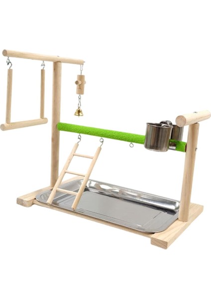 Kuş Standı Papağan Alanı, Papağan Tünelleri, Portatif, Ahşap, Papağan Partili Playstanstan Playstain Pistebirds Için Playpen Merdiveni (Yurt Dışından)