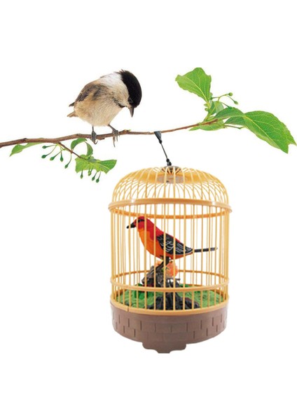 Kuş Dekorasyonu Şarkı Ivııvıl Kuş Kafesi Gerçekçi Kırmızı (Yurt Dışından) indirimleri