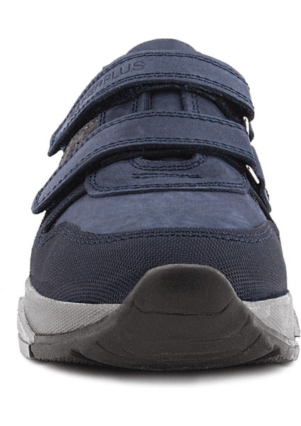 Hakiki Deri Lacivert Cırtlı Çocuk Spor Ayakkabı modelleri