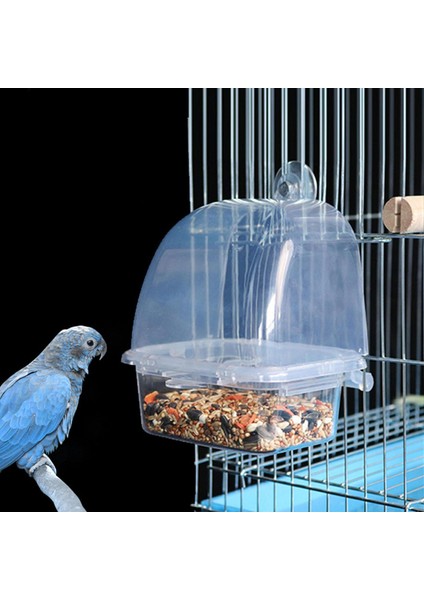 Şu Için Kuş Besleyici Kabı Kar Önleyici Şeffaf Papağan Besleyici (Yurt Dışından) indirimleri