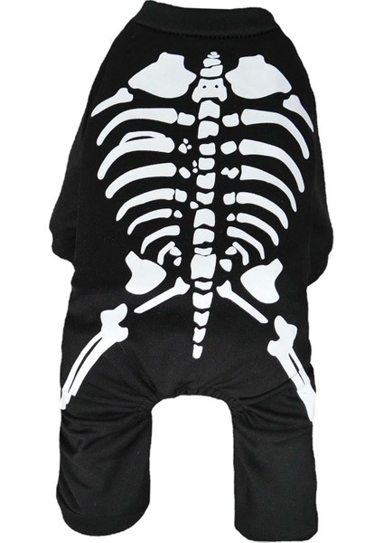 Parti Tatil Güzellik Yarışmaları Xl Için Cadılar Bayramı Köpek Iskelet Kostüm Pet Kostüm (Yurt Dışından) modelleri