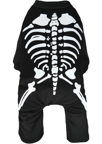 Parti Tatil Güzellik Yarışmaları Xl Için Cadılar Bayramı Köpek Iskelet Kostüm Pet Kostüm (Yurt Dışından) indirimleri