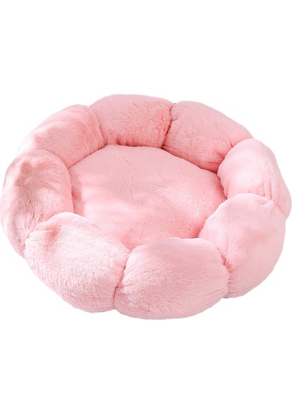 Küçük Köpek Yatakları Çiçek Şekli Yumuşak Pet Yavru Köpekler Için Yuvalama Yatağı Pomeranian Pembe 50CM (Yurt Dışından)
