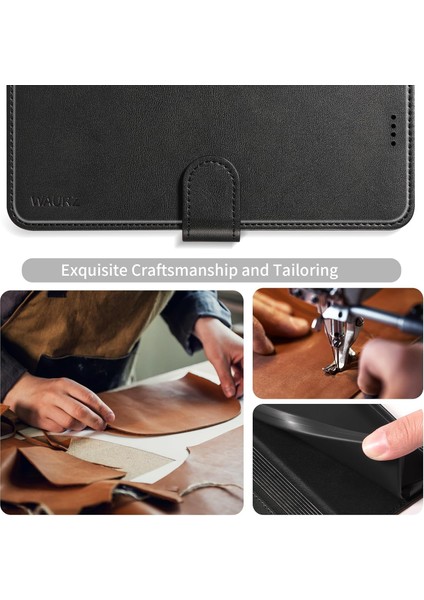 Samsung Galaxy A25 Uyumlu Ekran Koruyuculu Kılıf Kapaklı Kartlıklı Deri Görünümlü Standlı Kapak fiyatları