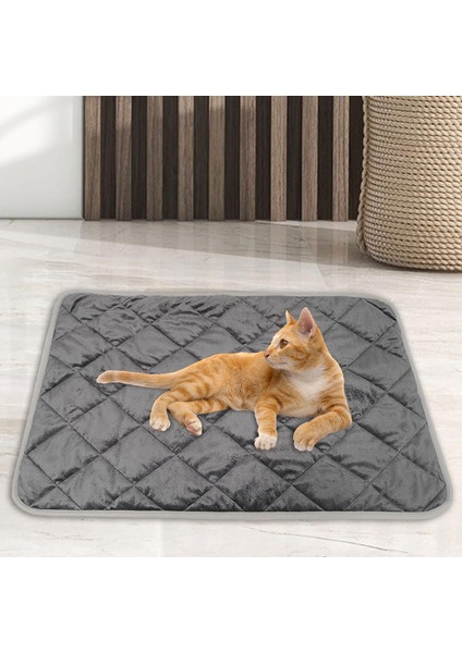 Yavru Yavru Kedi Battaniye Yastığı Termal Sandık Kafes Gri 48X70CM (Yurt Dışından) indirimleri