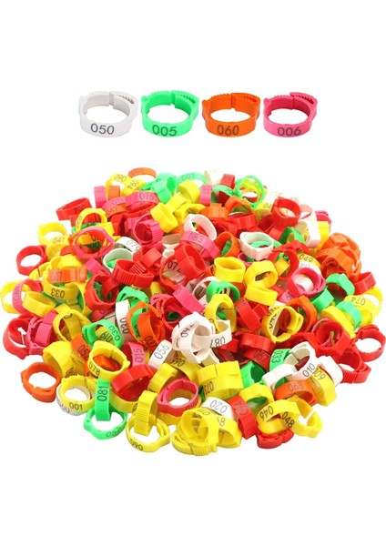 100X Halkaları Bacak Bantları Kaz Ördekler Için Bacak Bantları (Yurt Dışından)