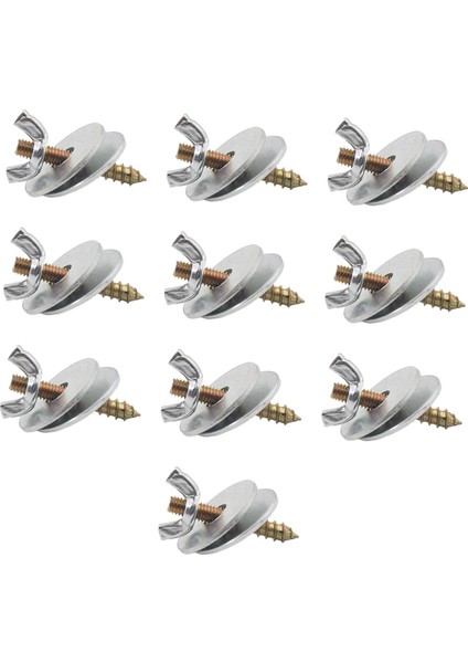 10X Fındık Ş Tünemiş Yapmak Için M5*30 Raf Egzersizi Için 2 Rondela (Yurt Dışından)