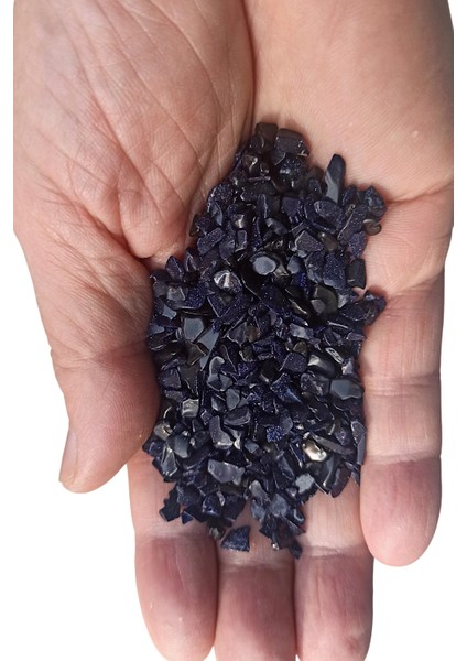 50 Gram Minik Lacivert Yıldız Taşı Kırıktaş Deliksiz Parçalar 331-2