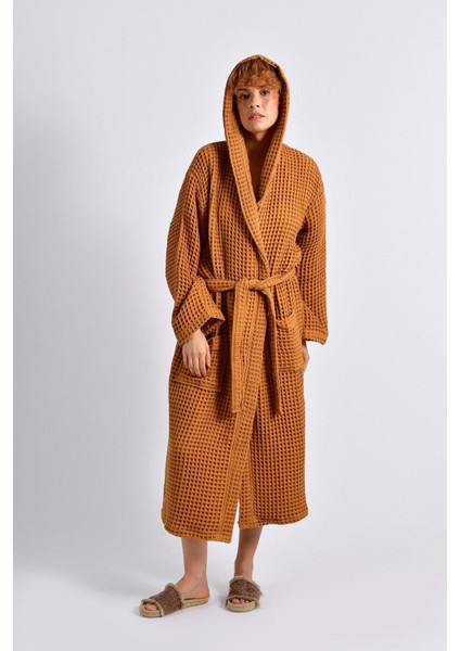 Hardal Waffle (Gofre) Bornoz modelleri