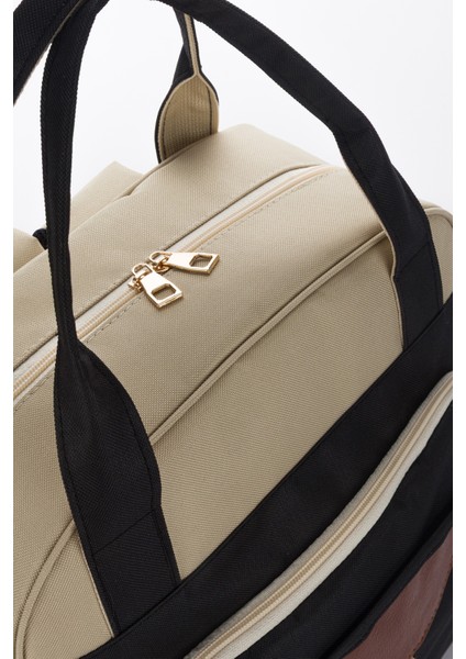 Geniş Hacimli Çok Bölmeli Anne Bebek Bakım Çantası – Sırt ve Omuz Kullanımlı Termal Biberon Gözlü