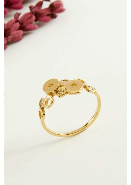 Roma Rakamlı Lüks Çelik Yüzük