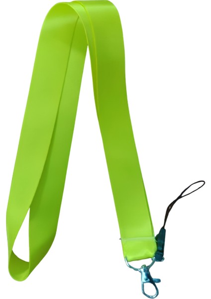 Sarı Renk Boyun Askı Ipi ve Telefon Askısı + Kartlık