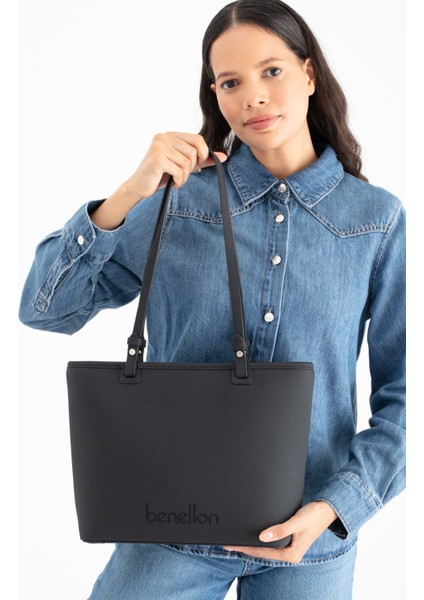 Benetton Kadın Kol Çantası Siyah BNT1655