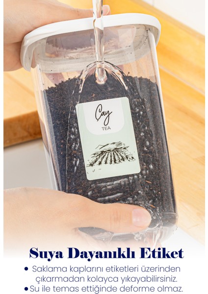 12LI Set Renkli Etiketli Kare Erzak Kabı 4x(0,55 Litre, 1,2 Litre, 1,75 Litre) Beyaz fiyatları