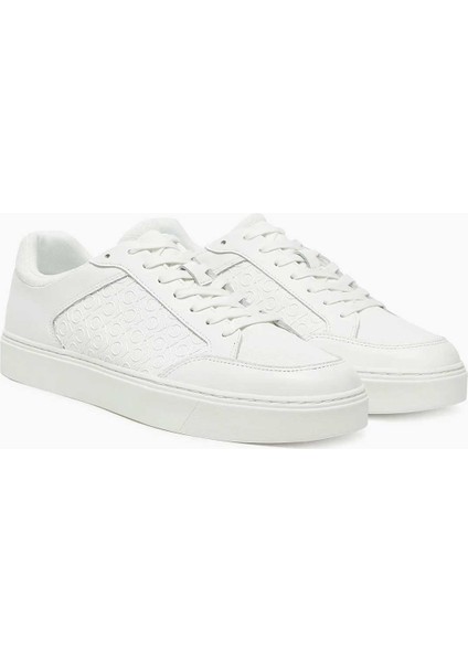 Düz Taban Monogram Logo Baskılı Erkek Sneaker fiyatları