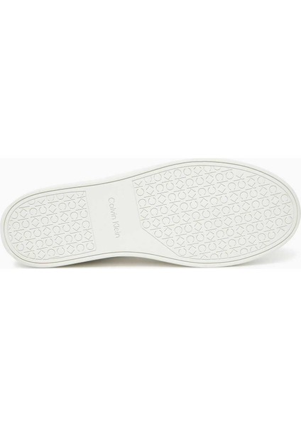 Düz Taban Monogram Logo Baskılı Erkek Sneaker