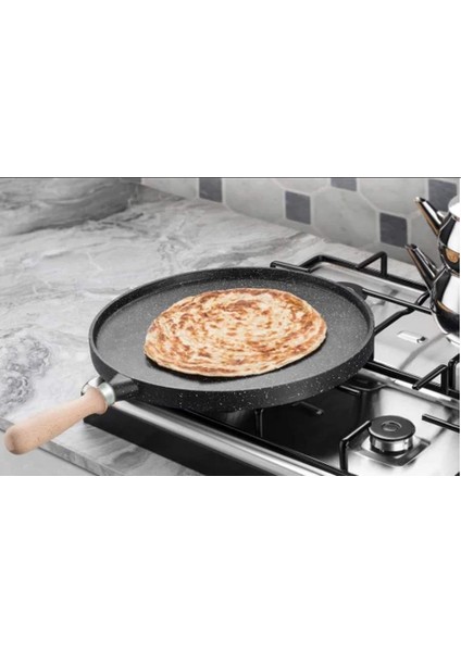 36 cm Döküm Çift Taraflı Gözleme Tavası