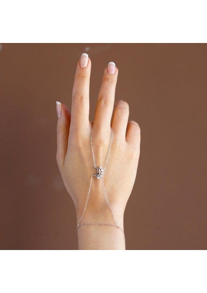 Ay Zirkon Taşlı Gümüş Şahmeran modelleri