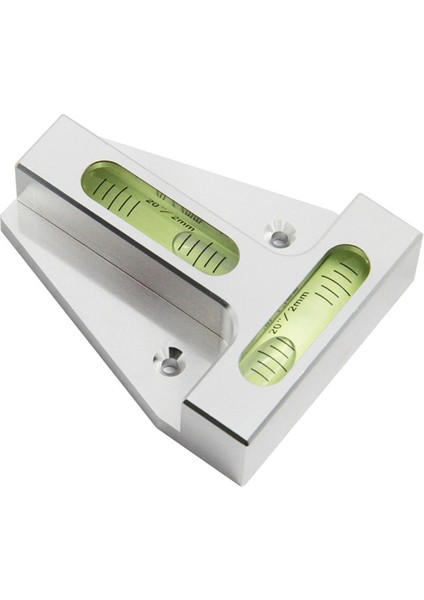 T Tip Seviye Ölçer, Mini Ruh Seviyesi Kabarcık Iki Yol T Tip Taşınabilir Xy Çift Eksenli Yatay Ölçüm Aleti A (Yurt Dışından)