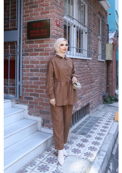 Bağcıklı Süet Pantolonlu Takım fiyatları