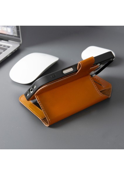 iPhone 17 Hakiki Deri Mıknatıslı Cüzdan Kılıf – Magsafe Uyumlu, Rfıd Korumalı, El Yapımı modelleri