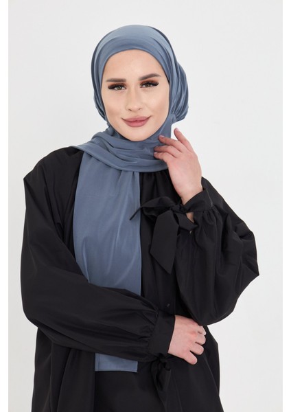 Antrasit Pratik Hazır Geçmeli Tesettür Bone Sandy Boyunluklu Çıtçıtlı 2505_25 indirimleri