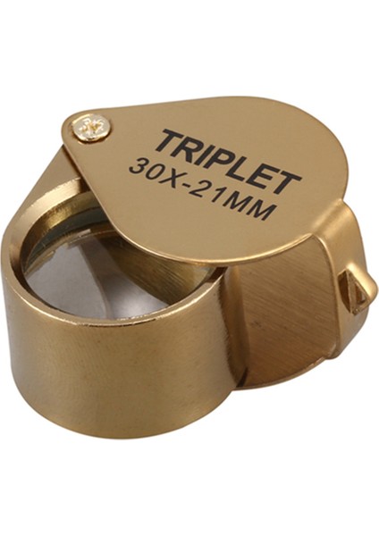 2x Taşınabilir 30X Güç 21MM Kuyumcular Büyüteç Katlanabilir Altın Göz Loupe Mücevher Mağazası Büyüteç Cam (Yurt Dışından) fiyatları