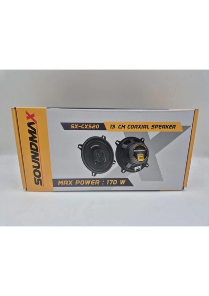 13CM Hoparlör - Soundmax SX-CX520 Torpido ve Kapı Hoparlörü - Soundmax 13CM Koaksiyel Hoparlör modelleri