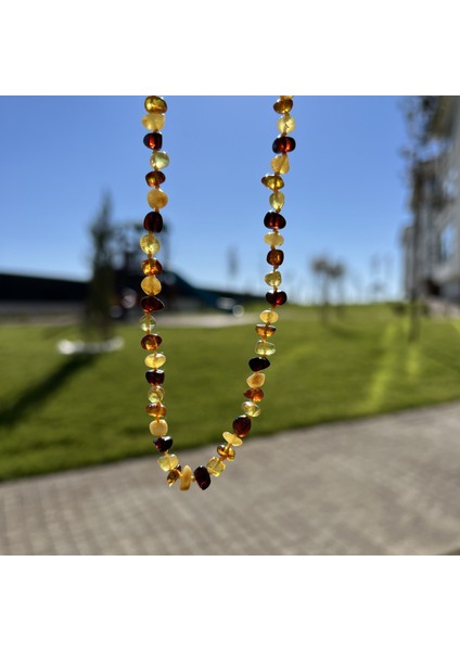 Kehribar Bebek Diş Kolyesi 33 cm TKY0410 fiyatları