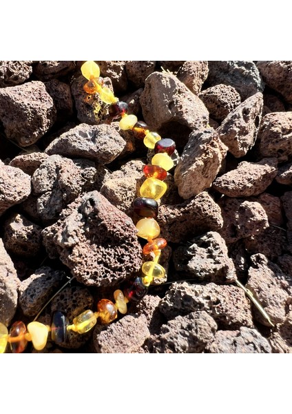 Kehribar Bebek Diş Kolyesi 33 cm TKY0410 modelleri