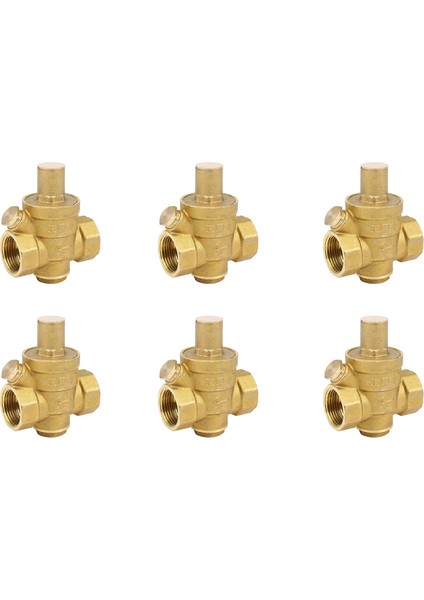 6x DN20 3/4 Inç Ayarlanabilir Su Basıncı Azaltma Regülatör Valfi 1.6mpa Su Basıncı Azaltma Valfı (Yurt Dışından)