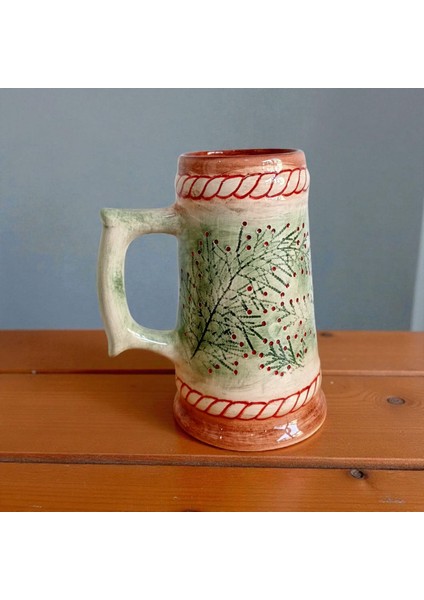 Yeni Yıl Temalı El Yapımı Büyük Kupa