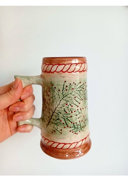 Yeni Yıl Temalı El Yapımı Büyük Kupa fiyatları