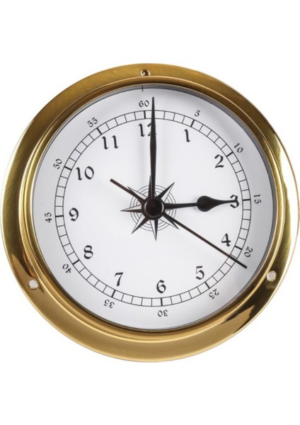 Saat, Duvara Monte Test Cihazı Bakır Kabuk Deniz Hava Istasyonu Için, Duvar Asma Teknesi Saat, 115MM (Yurt Dışından)