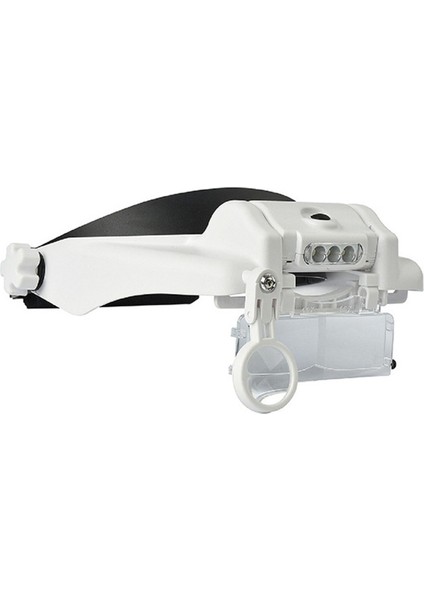 Kafa Bant Büyüteç, Yakın Iş, Dikiş, Takı ve Izleme Onarımı Için 3 Lens ile Aydınlatılmış Büyüteç (Yurt Dışından) fiyatları