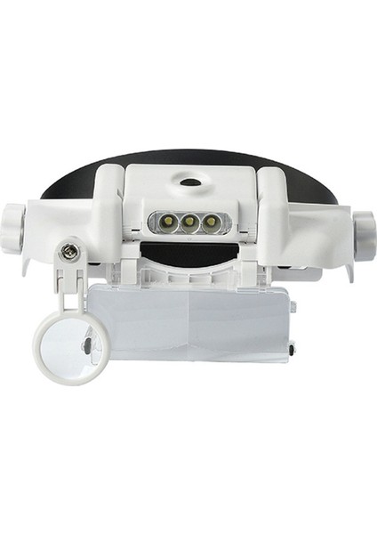 Kafa Bant Büyüteç, Yakın Iş, Dikiş, Takı ve Izleme Onarımı Için 3 Lens ile Aydınlatılmış Büyüteç (Yurt Dışından) indirimleri