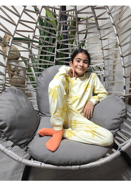 Kız-Erkek Bebek- Çocuk Pijama Takımı %100 Pamuk Uzun Kollu Yuvarlak Yaka Mevsimlik indirimleri