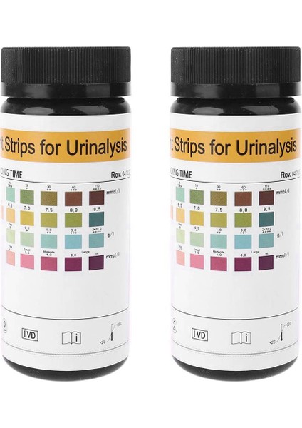 Vansful 2x In Vitro Idrar Testi 4 Test Öğesi: Glikoz, Ph, Protein, Keton Gövdesi Idrar Örneği Test Şeridi Test Kağıdı (Yurt Dışından)