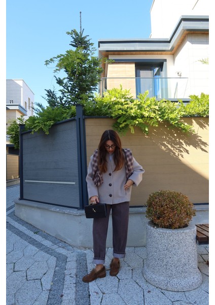 Yıkamalı Geniş Kalıp Mom Jean