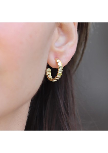 Pul Gold Gümüş Halka