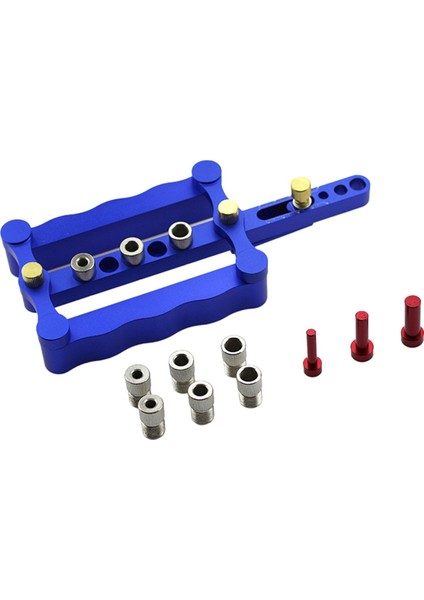 Ahşap Işleme Deliği Bulucu Log Tenon Delik Açıcı Üç-One Metal Delik Dikey Bulucu Seti (Yurt Dışından)